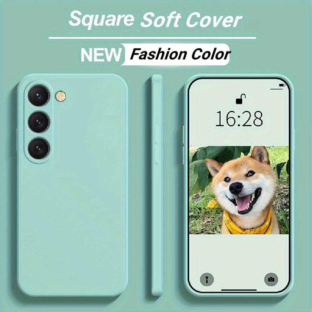 Capa de Silicone Macio Projetada para Compatibilidade com Samsung Galaxy S25, S2