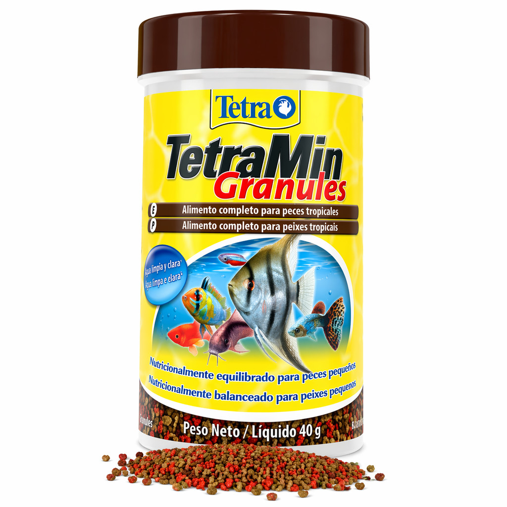 Tetra Ração Tetramin Granules 40g -  Aquarios Peixes Tropicais