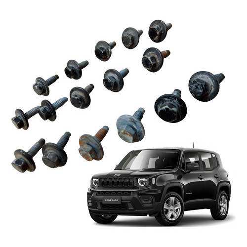 Parafuso Paralama Jeep Renegade 1.8 16v Etorq 2015