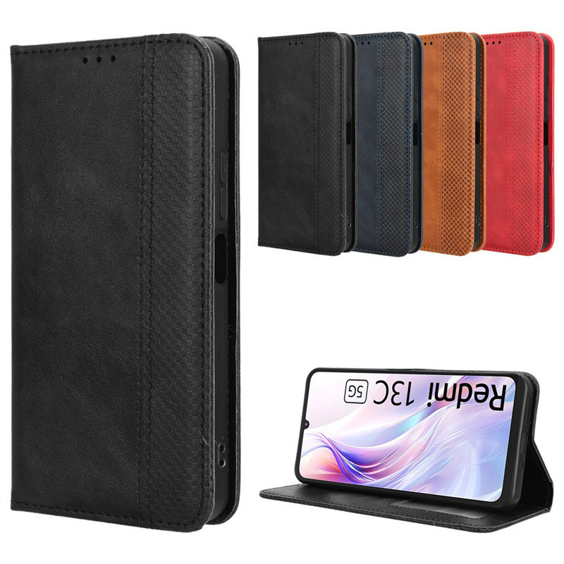 Adequado para Xiaomi POCO M6 5g caso de telefone redmi 13C 5g cartão caso de cou