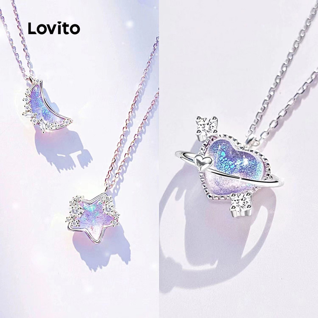 Lovito Colares de Strass LCS31A54 em Oferta na Shopee