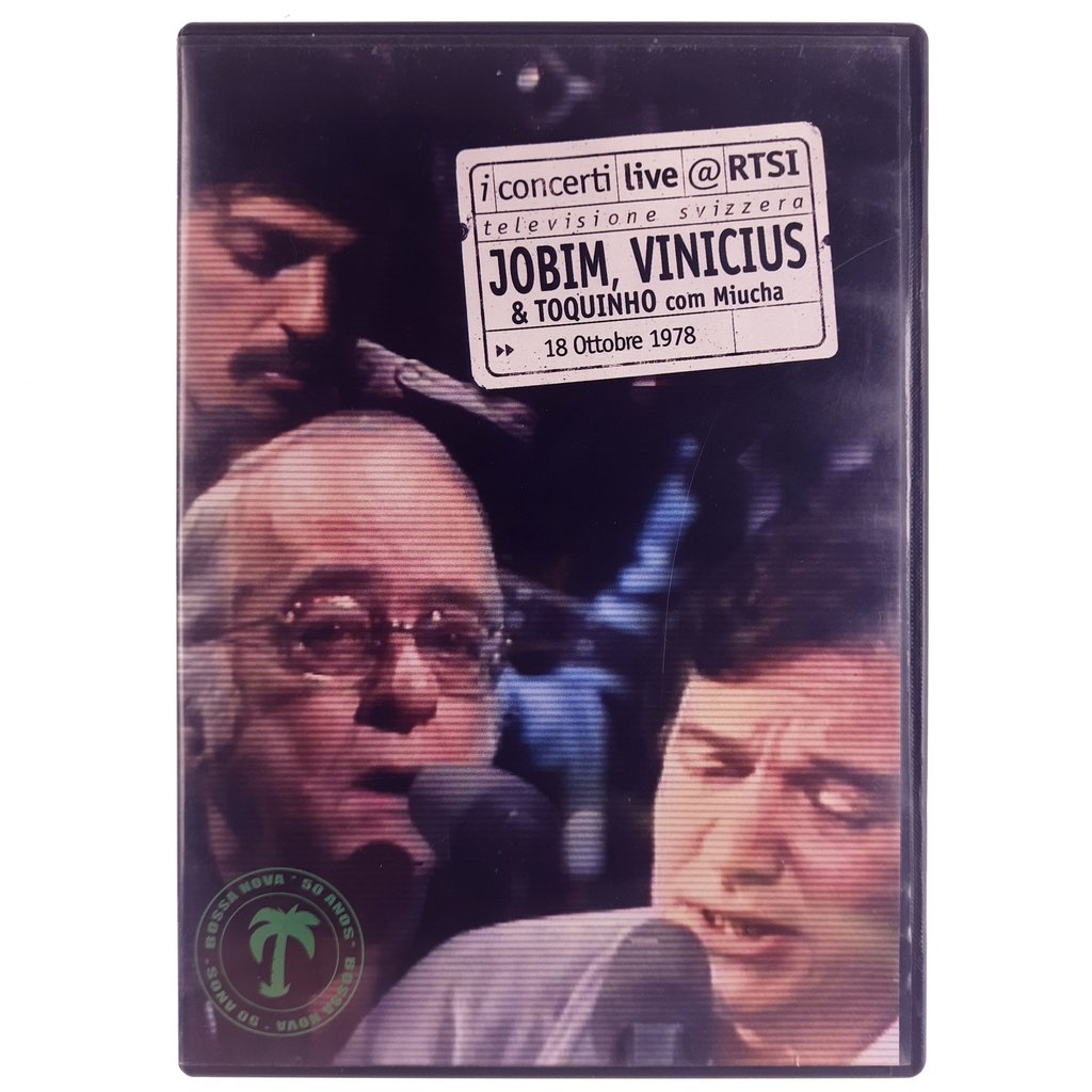 DVD Live @ RTSI - Jobim, Vinicius & Toquinho com Miucha