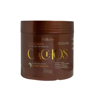Máscara Fattore Cachos Blend de Óleos Africanos 500g Nutrição Profunda e Definição em Oferta na Shopee