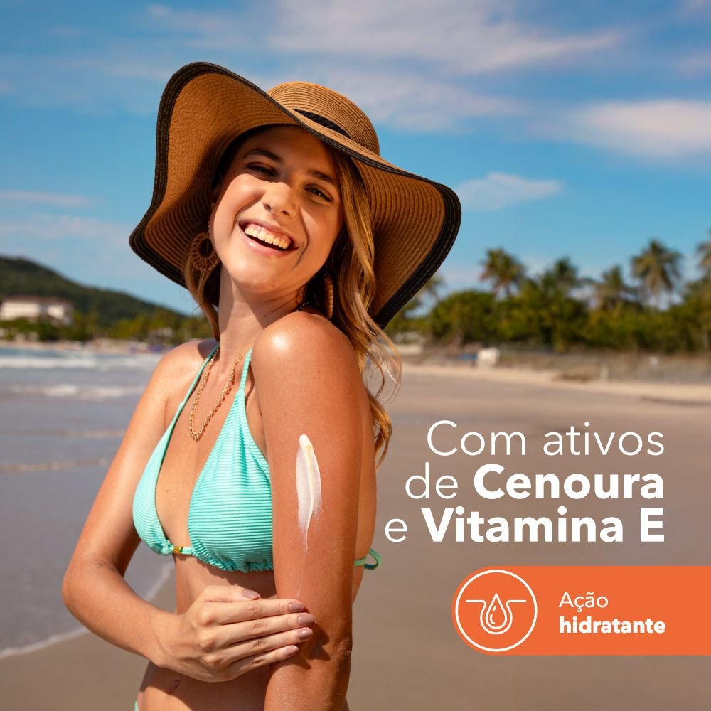 Detalhes do Protetor Solar Cenoura & Bronze FPS 30 200ml