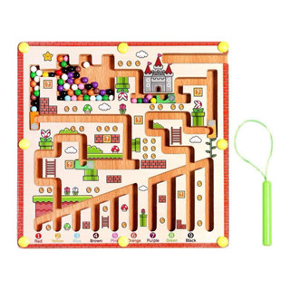 Crianças Labirinto Magnético Bola Correndo Caneta Pensamento Lógico Concentração Treinamento Educação Infantil em Oferta na Shopee