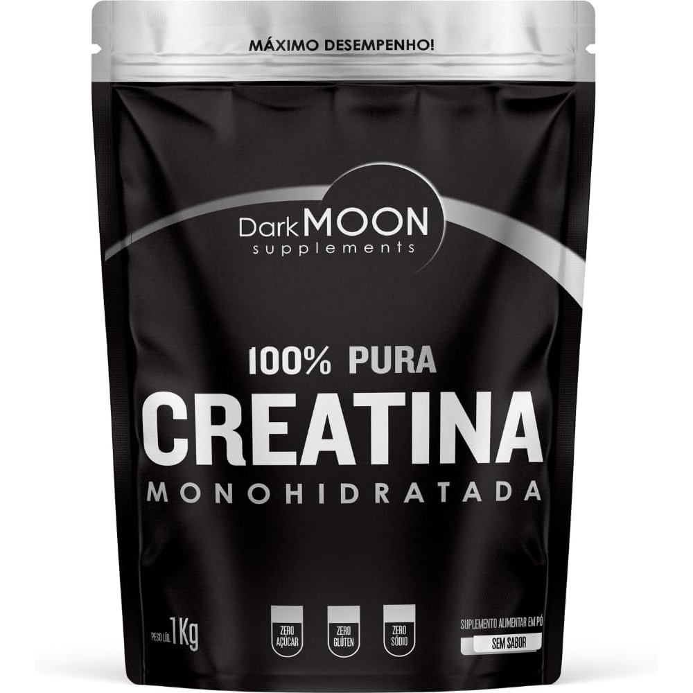 Creatina Pura Monohidratada 1 Kilo Darkmoon Supplements em Oferta na Shopee