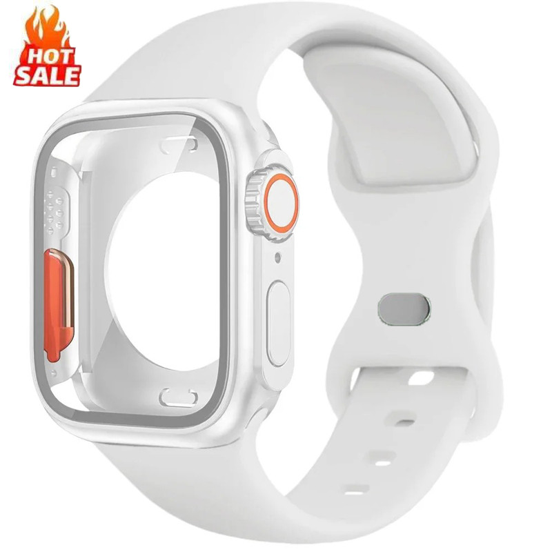 Mudança Para Capa Ultra Rígida PC + Pulseira De silicone Macio Compatível Com Apple Watch S11 S10 46mm 42mm 45mm 44mm 40