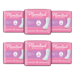 Kit 6 - Protetor Longo Plenitud Femme para Escapes de Urina