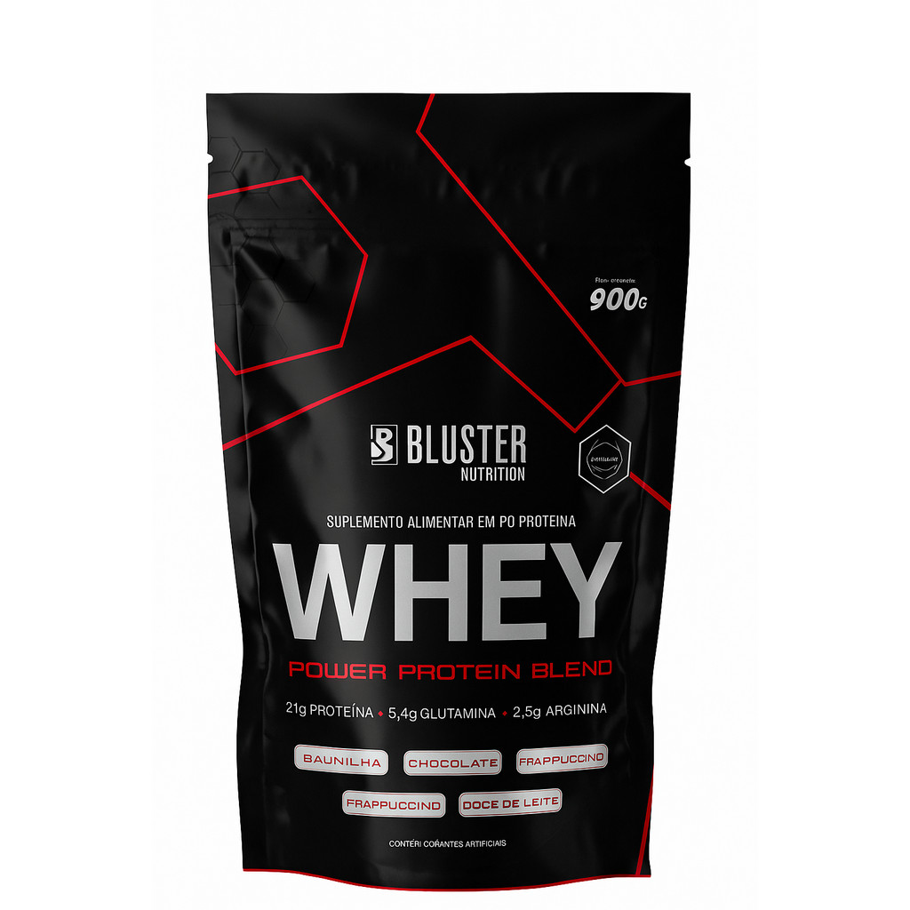 WHEY BUSTER BLEND REFIL CHOCOLATE 900G em Oferta na Shopee