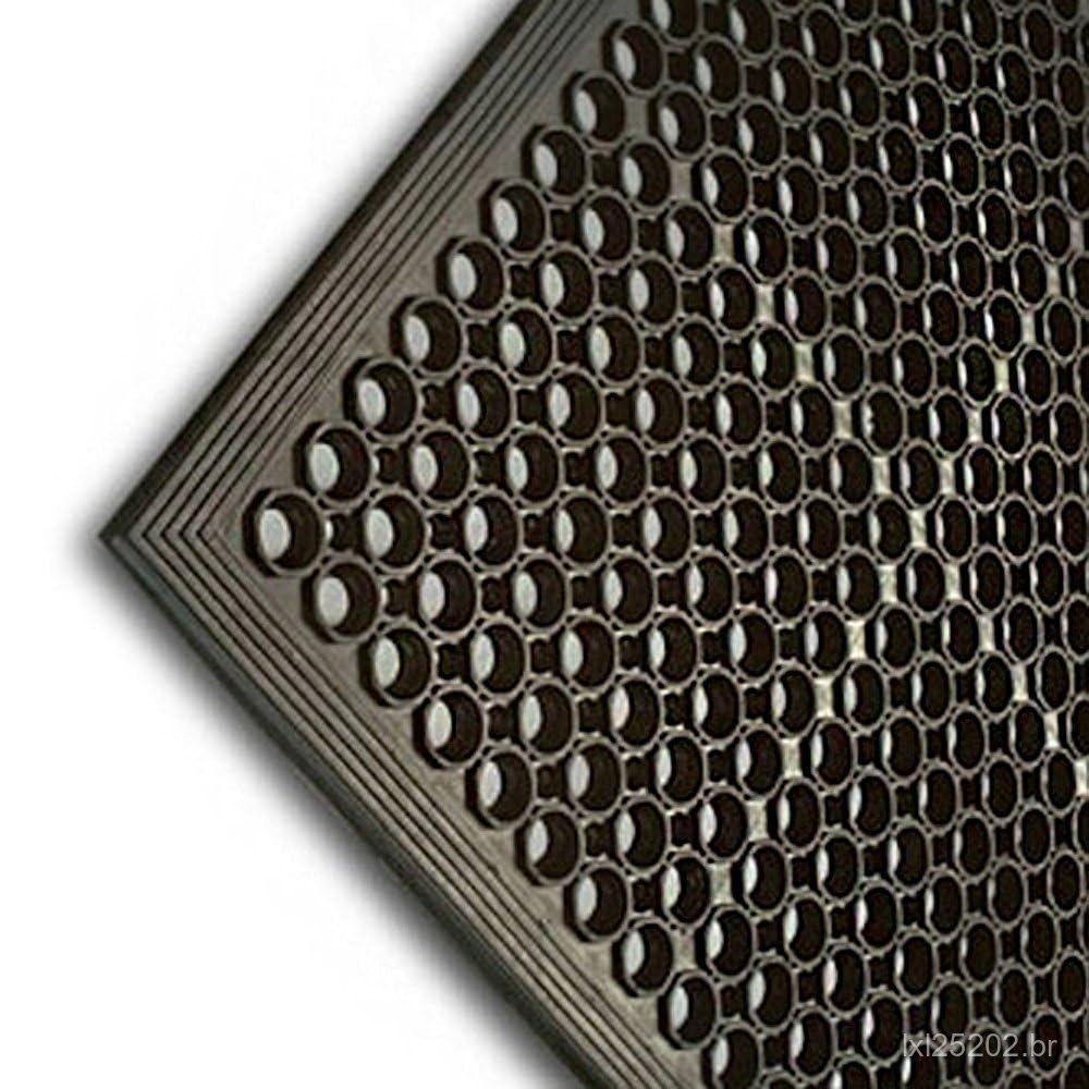 Cactus Mat 2530-C5 Rubber VIP Topdek Molded Bevel Edge Mats Junior Version, 3' x 5', Black