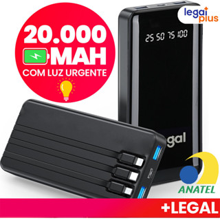 Carregador Portátil Power Bank Favo de Mel Bateria Externa 20000mah em Oferta na Shopee