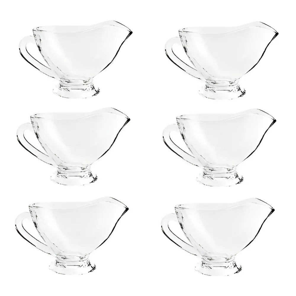 CONJUNTO 6 MOLHEIRAS DE VIDRO C/ALÇA SEUL 50ML em Oferta na Shopee