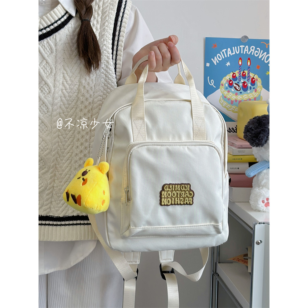 Simples leve pequena mochila estilo japonês ins estudantes universitários nicho fresco Mini mochila Mori menina mochila