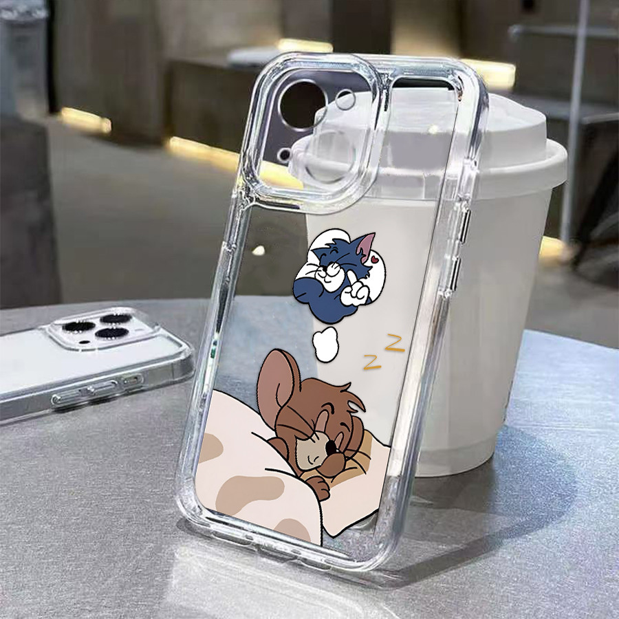 Softcase Samsung Jerry Mouse Para A15 A55 A54 A35 A05S A14 A34 A05 A03 S20 S21 S23 FE S24 S23 S25 ULTRA M53 M23 Caso
