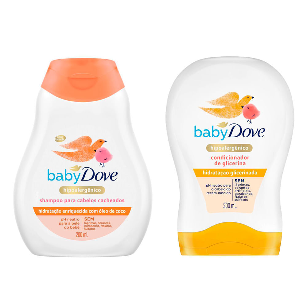 Kit 1 Condicionador Dove Baby Hidratação Glicerinada 200ml em Oferta na Shopee