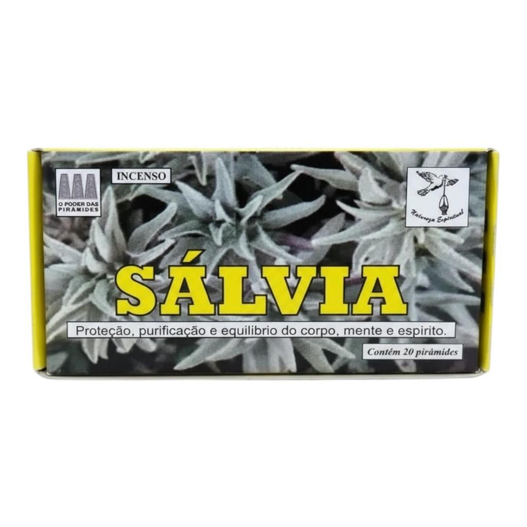 Defumador Natureza Sálvia Tablete | Limpeza Espiritual | Purificação | Proteção