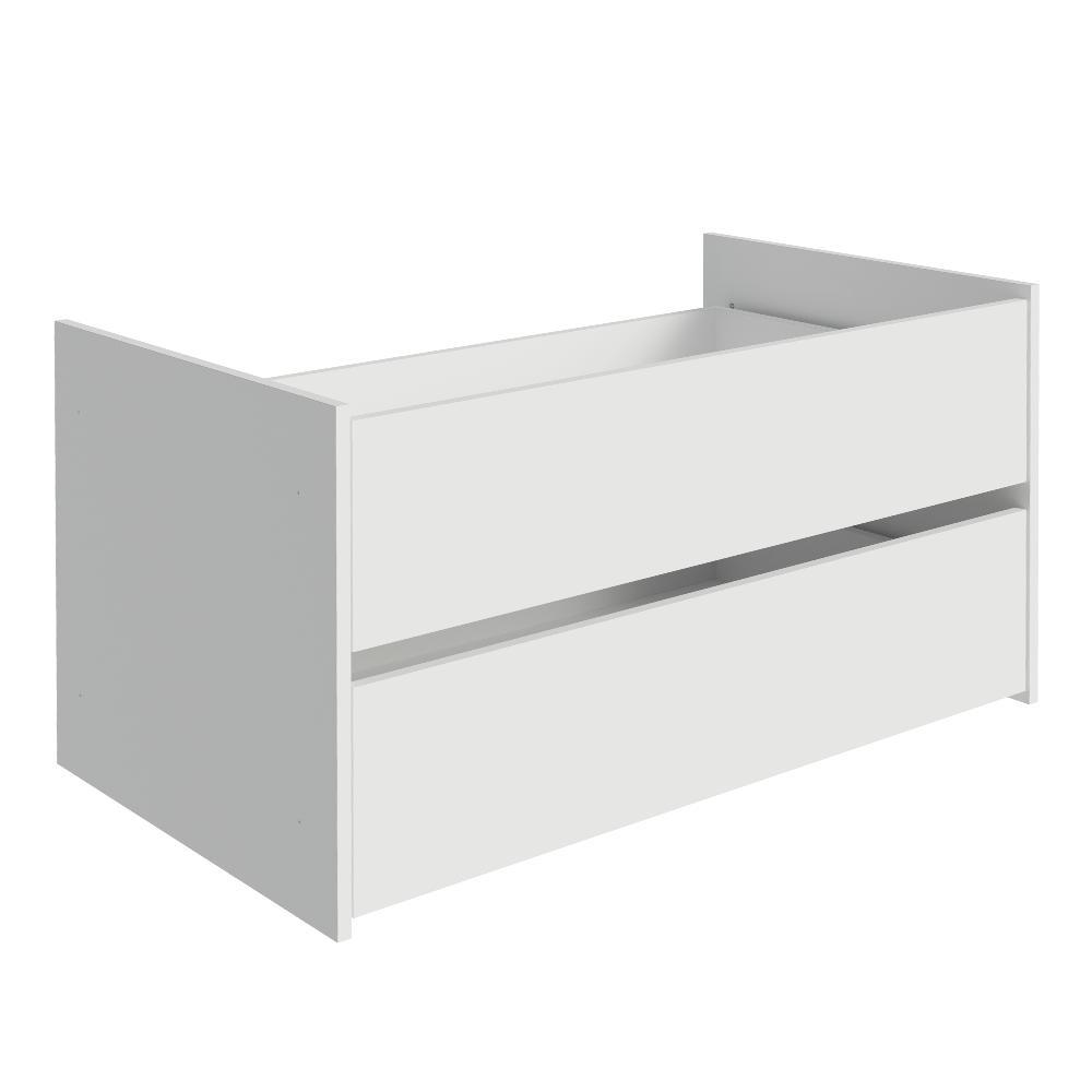 Kit 2 Gavetas para Guarda-Roupa Modulado Neo Branco Madesa