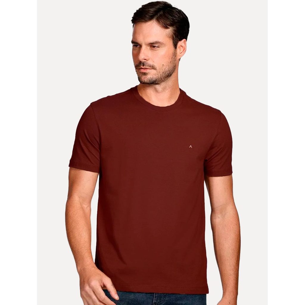 Camiseta Aramis Original Masculina Basic Lisa Light Icon Marrom Médio
