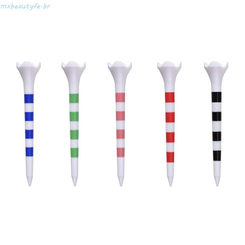 MXBEAUTYFE 20 Unidades De Conjunto De Camisetas De Golfe , 70/83 Mm Com Suporte De Bola Listrado , Profissionais Para Pr