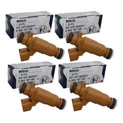 Kit 4 Bico Injetor Sentra 2.0 Flex 2014 2015 Original Bosch