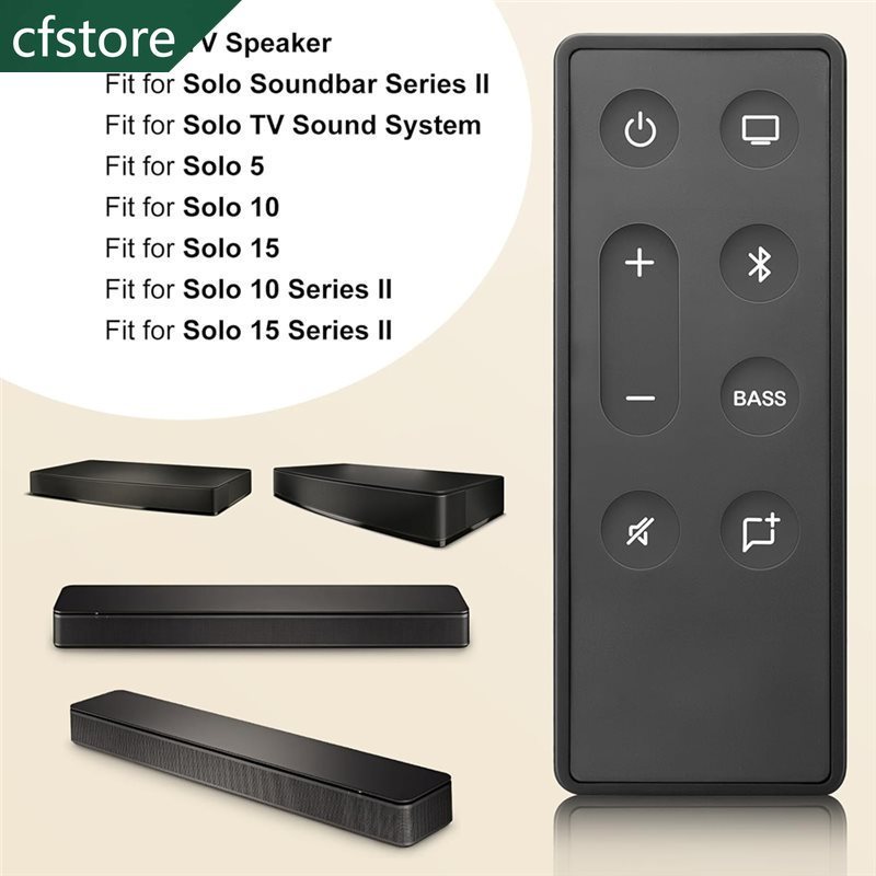 Controle Remoto De Substituição De Alta Qualidade Para Alto-Falante De TV Bose , Solo Soundbar Series II , 5 , 10 , 15