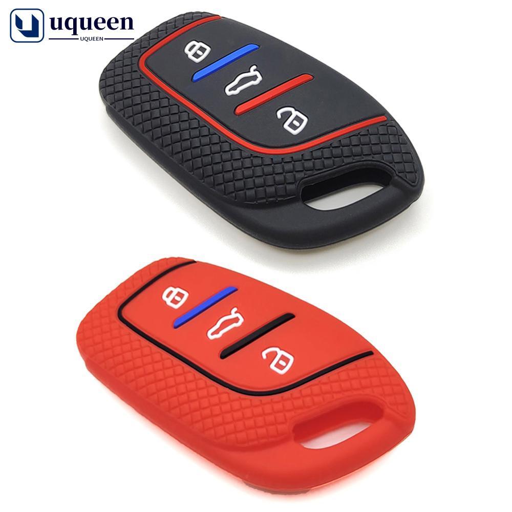 UQUEEN Silicone 3 Botão Chave Capa Caso Proteção Titular Escudo Para MG4 MG5 MG6 MG ZS EV HS EHS ZX GT U3Y4