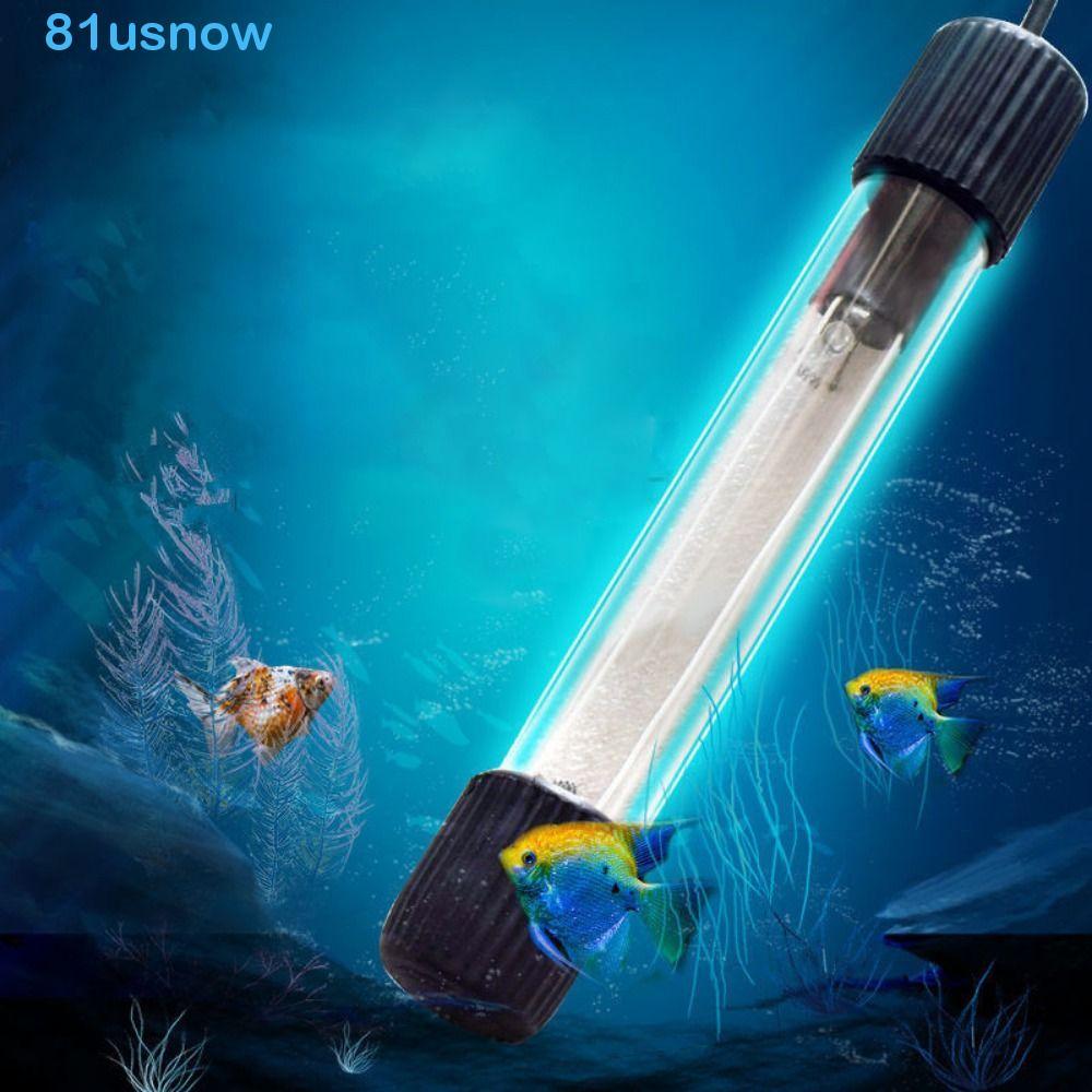 Lâmpada De Desinfecção UV USNOW1 , Plugue Ue/Eua 3/5/7/9/13W Esterilização Para Tanque De Peixes , Preta Remoção De Alga