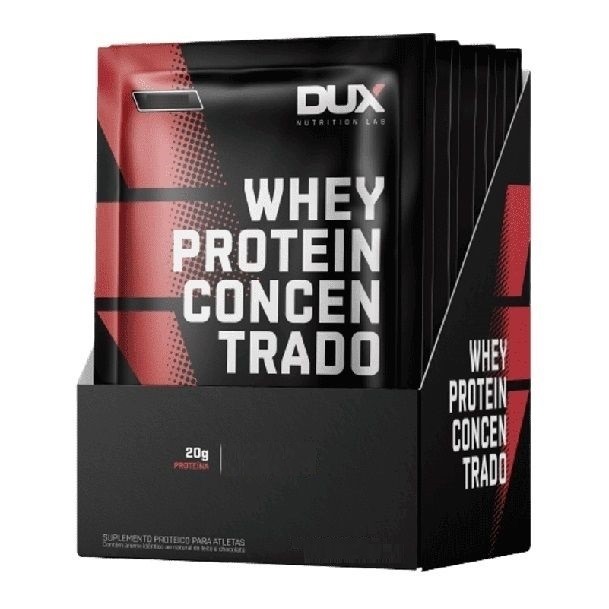 Whey Protein Concentrado Display (10 sachês) - Sabor: Chocolate (10 unid 30g)
