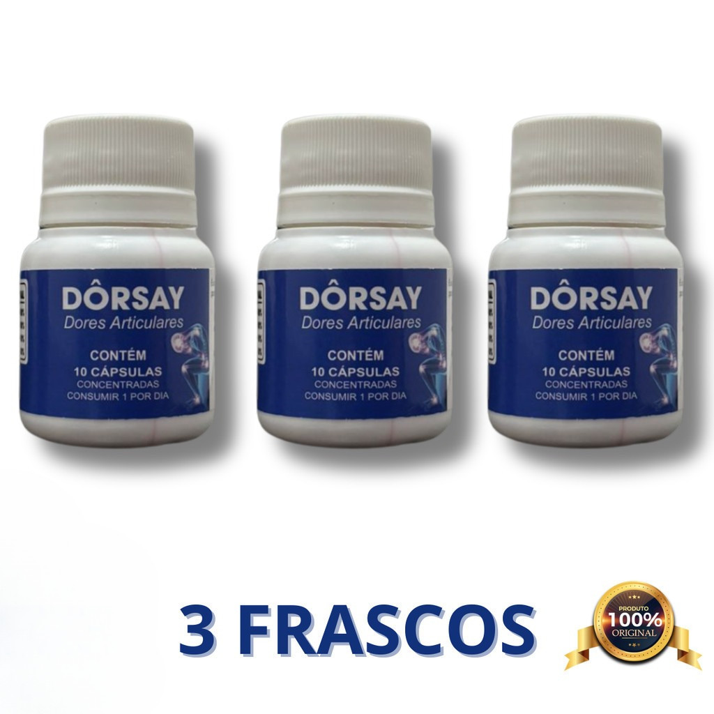 Kit com 03 DORSAY - 100% Natural
