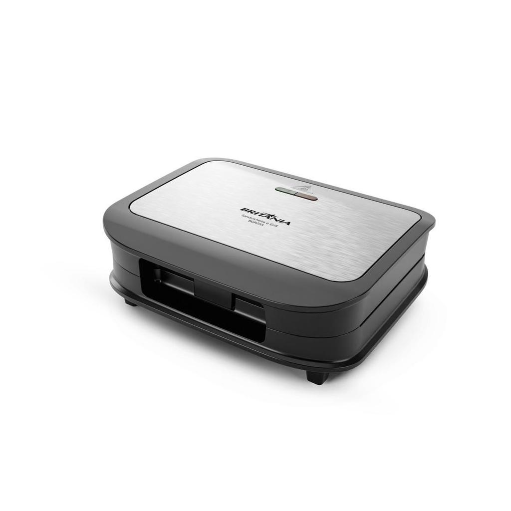 Sanduicheira e Grill Britânia Antiaderente 750W BGR25A 220V