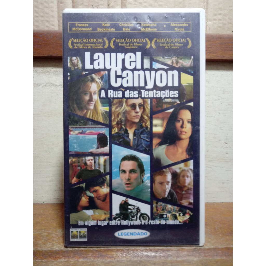 Vhs Laurel Canyon A Rua Das Tentações - Christian Bale