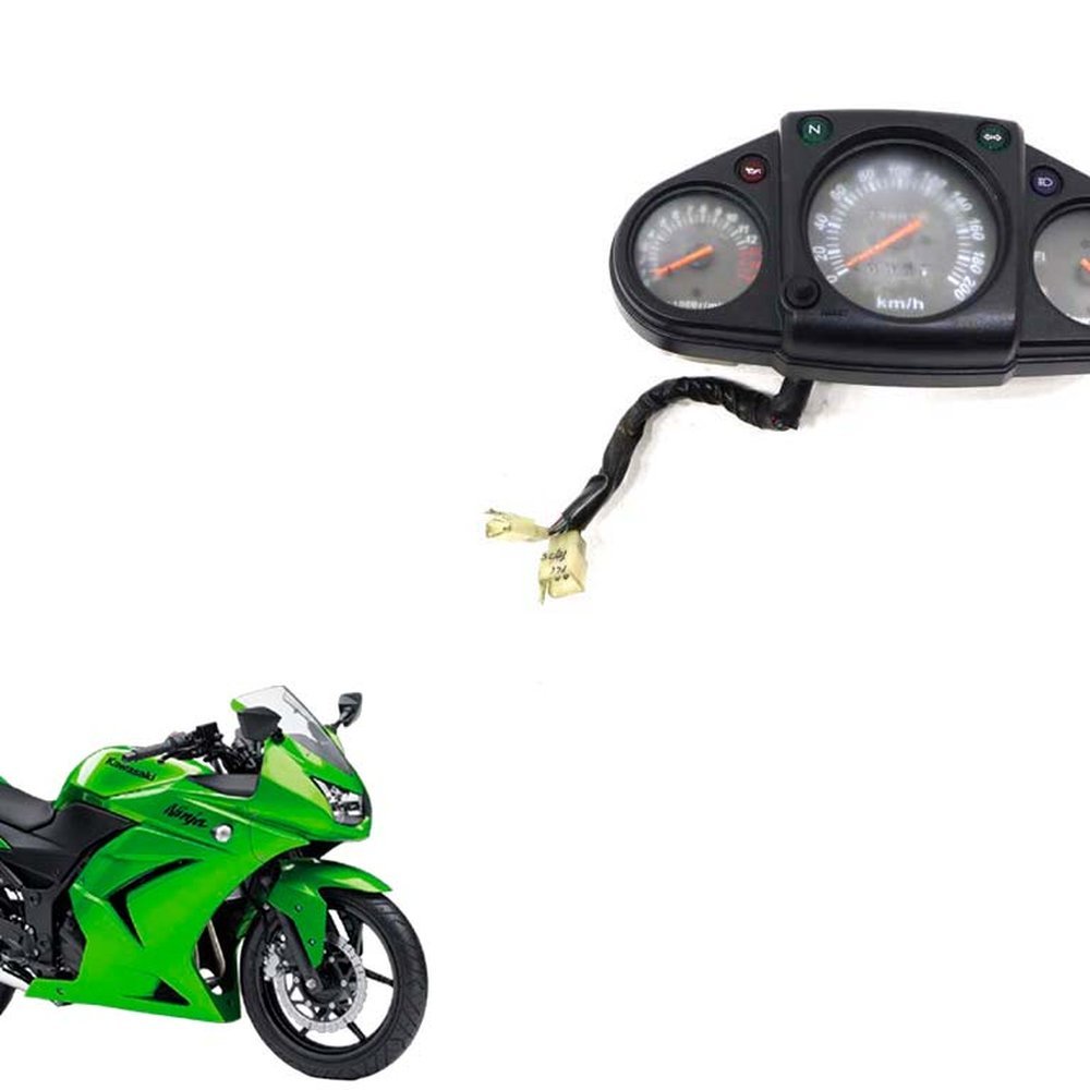 Painel 73,987km Kawasaki Ninja 250 R Ninja250r 08-1