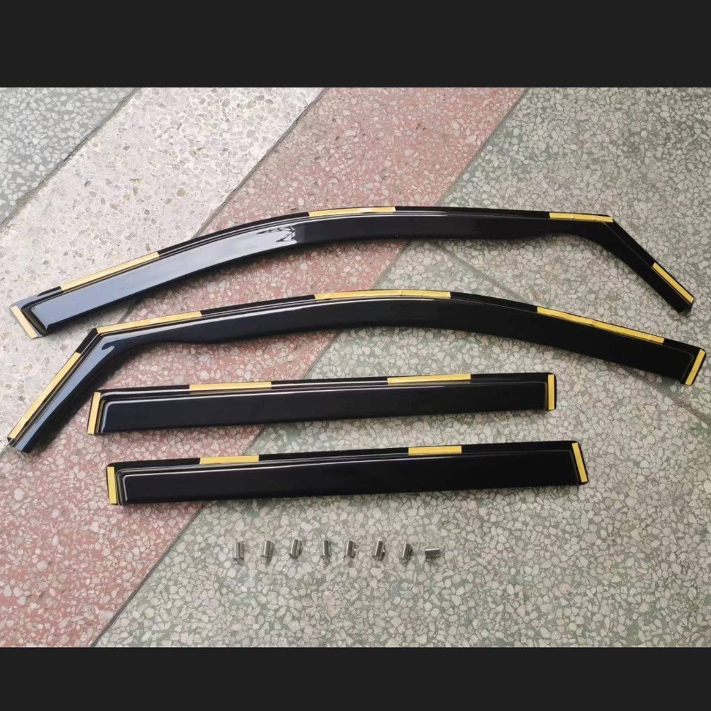 RAV4 2019-2024 Defletores De Viseira De Janela No Canal