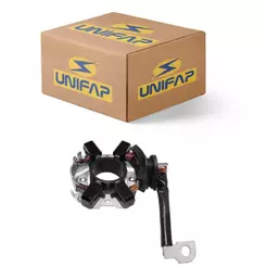 Porta Escova Motor Partida A3 Bravo Linea 2007 a 2022 Unifap 12224