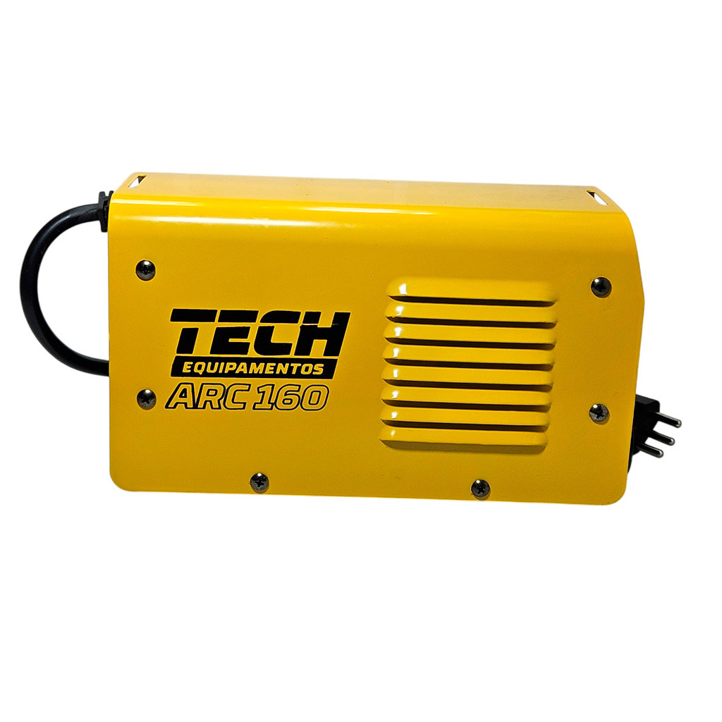 Detalhes do Kit Solda ARC 160 Tech 220V com Máscara Automática e 2 Esquadros Magnéticos