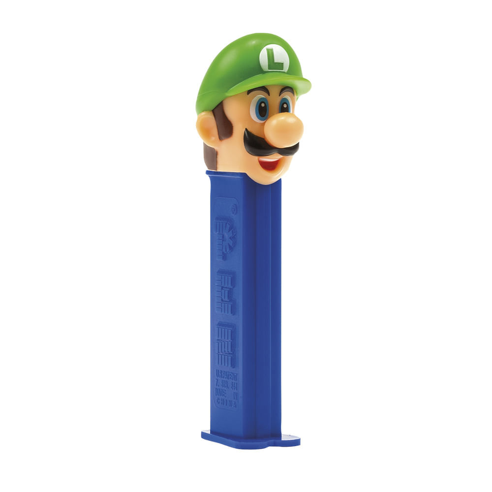 Detalhes do Pastilha Pez com Dispenser Super Mário Sabores e Personagens Sortidas com 3 Unidades