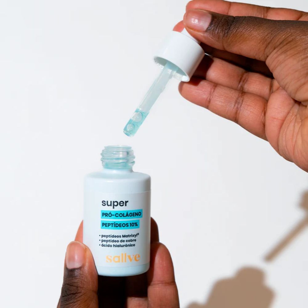 Detalhes do Super Pró-Colagéno Peptídeos 10% Sallve 30Ml