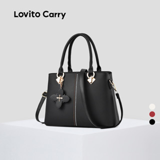 (Lovito Carry) Bolsa de Ombro Pequena Casual e Elegante para Mulheres LFR13036 em Oferta na Shopee