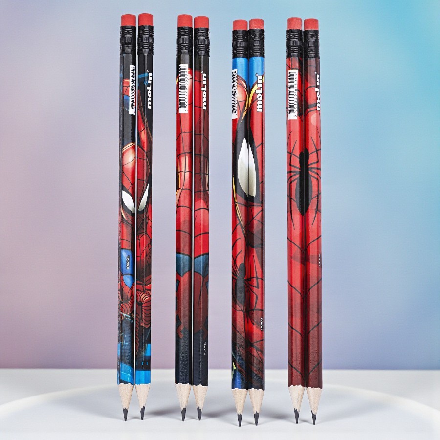 Lápis Homem Aranha - Grafite HB - Sortido - Disney Original - 1 unidade - Rizzo em Oferta na Shopee