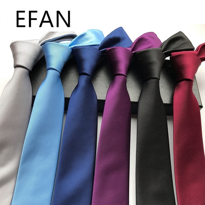 Gravata Masculina Skinny Slim De 6 Cm , De Seda , Azul , Preta , Prateada , Cor Sólida