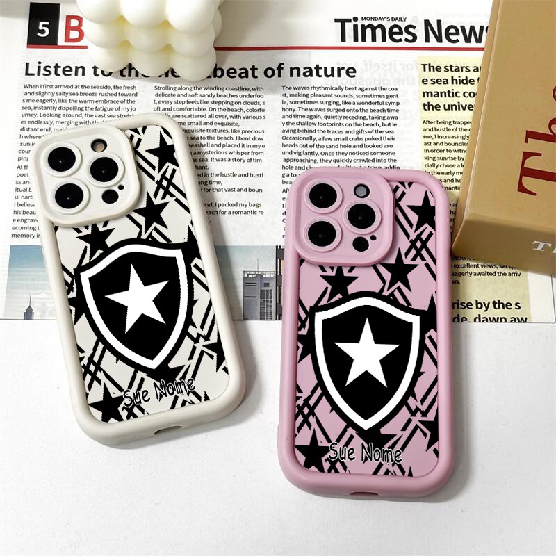 Capinha celular personalizada Clube de Futebol Botafogo para Samsung Galaxy  A54 A52 A03 A15 A05S A35 A34 A32 A23 Capa
