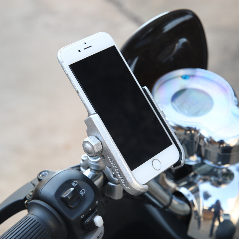Suporte de Navegação para Telefone de Motocicleta em Liga de Alumínio Suporte para Telefone de Bicicleta de Montanha Sup