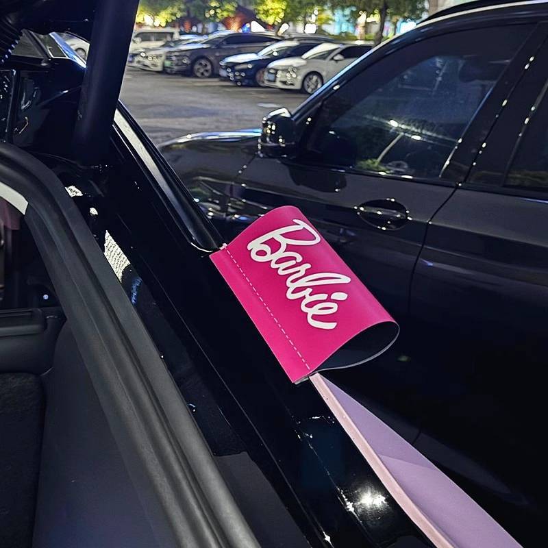 Barbie Menina Coração Decoração De Carro Adesivo Marca Lavada Etiqueta Corpo Do Cauda Logotipo Jil
