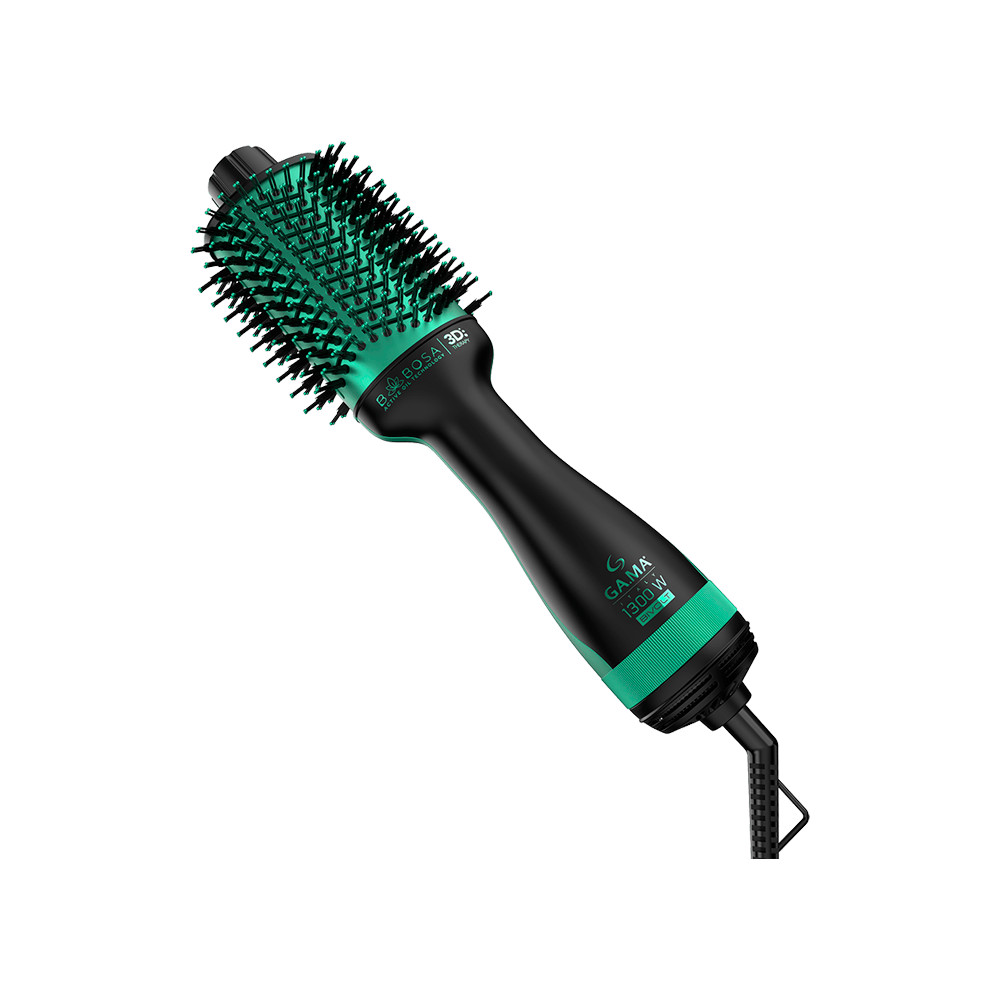 Escova Secadora Ga.Ma Babosa Brush 3d 1300w Verde Bivolt