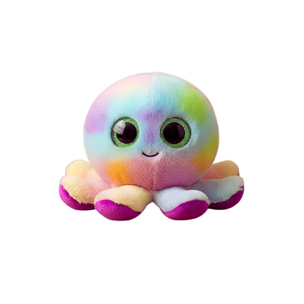 Bicho Pelúcia Polvo Bubbles Ty Original Beanie Boos Colorido Macio Fofo