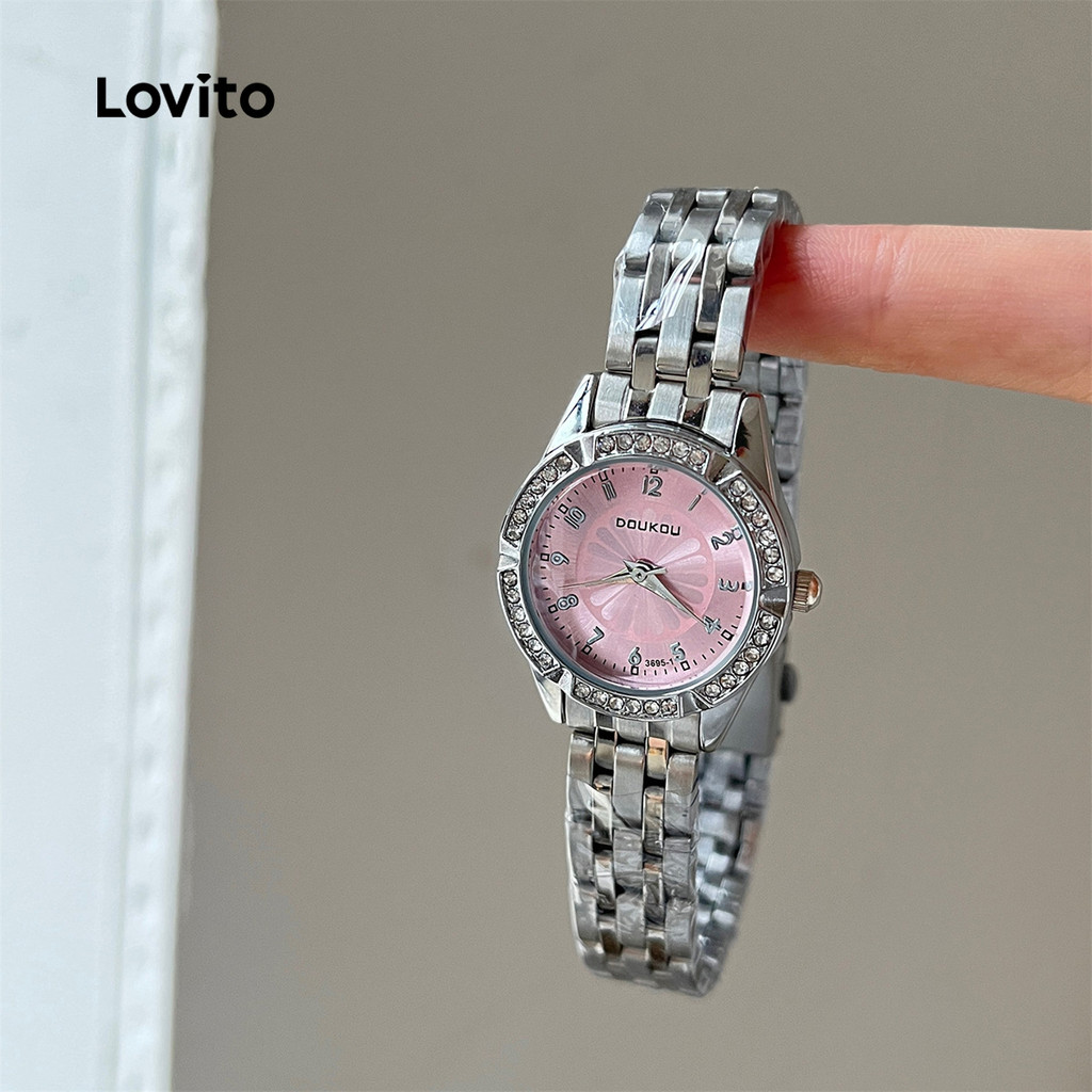 Lovito Relógio de Quartzo Elegante, Clássico e versátil LFA99234 em Oferta na Shopee
