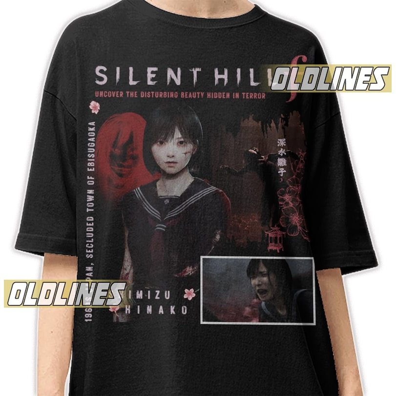 Camiseta Camisa Blusa Unissex Algodão SILENT HILL BOOTLEG Pyramid Head Vintage T-Shirt