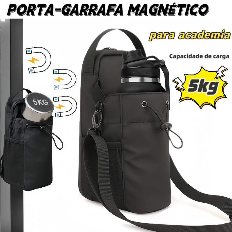 Suporte Magnético para Garrafa Academia | Bolsa Fitness Gym
