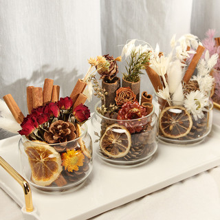 Canela ganhar dinheiro copo de aromaterapia sem fogo diy Material difusor fragrância criativa artesanal preservada flor 