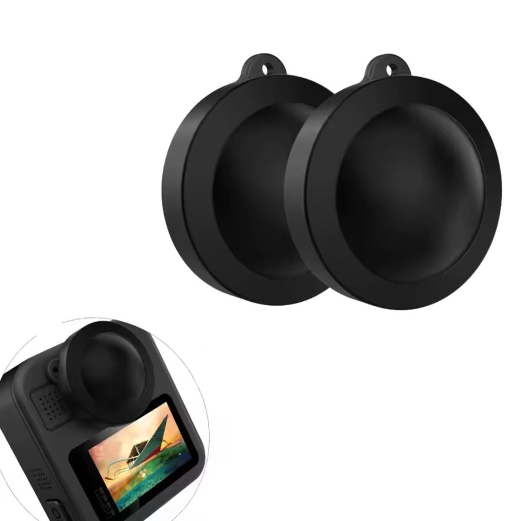 Kit Tampas Protetoras de Lente em Silicone para GoPro MAX 2